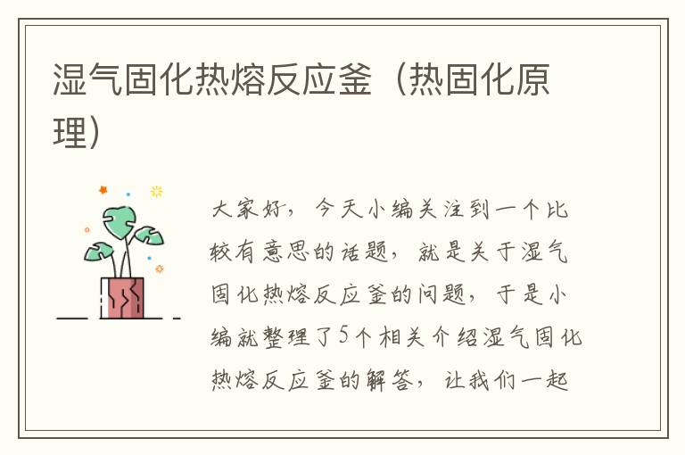 湿气固化热熔反应釜（热固化原理）