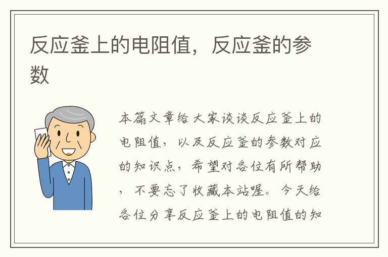 反应釜上的电阻值，反应釜的参数