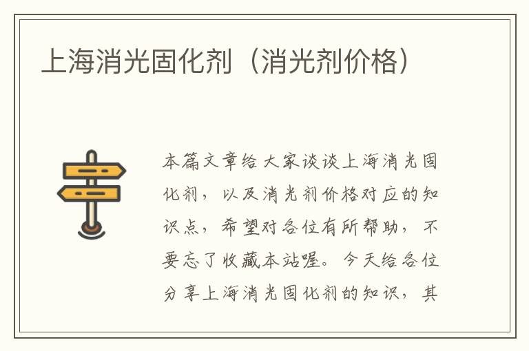 上海消光固化剂（消光剂价格）