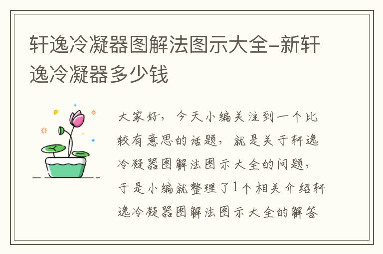 轩逸冷凝器图解法图示大全-新轩逸冷凝器多少钱